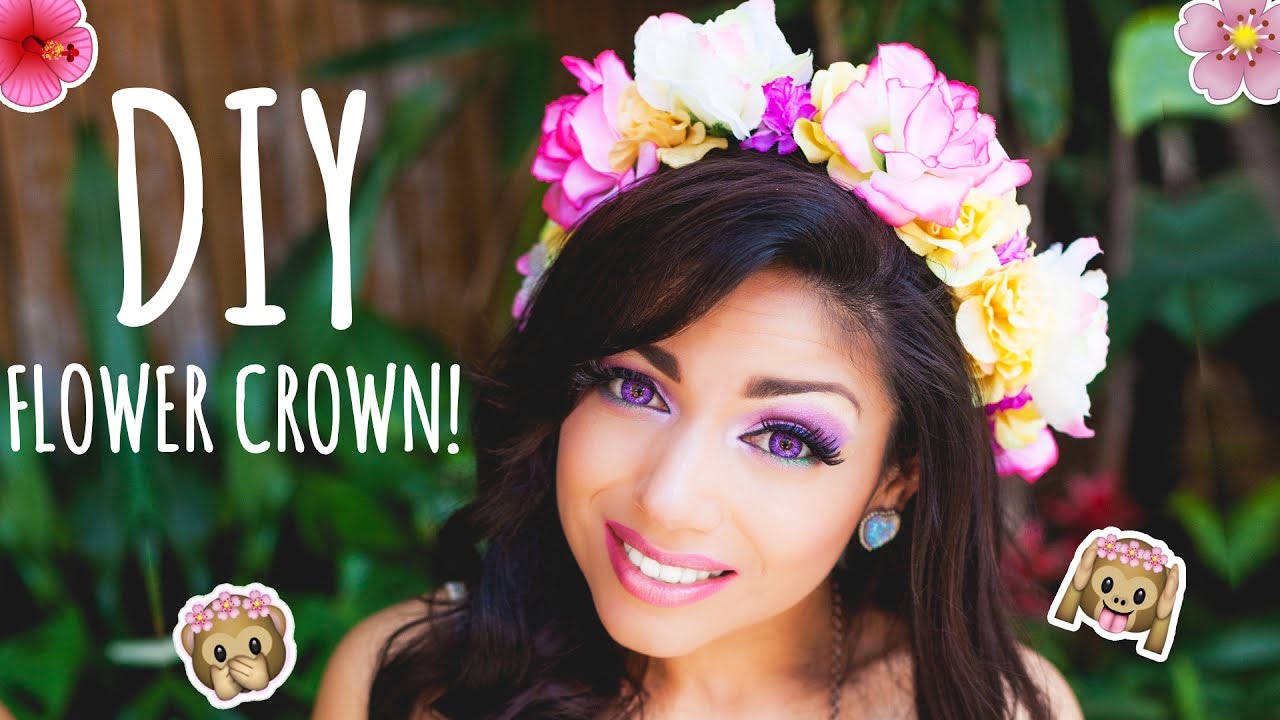 🌸 DIY Flower Crown Headband - EASY! 🌸