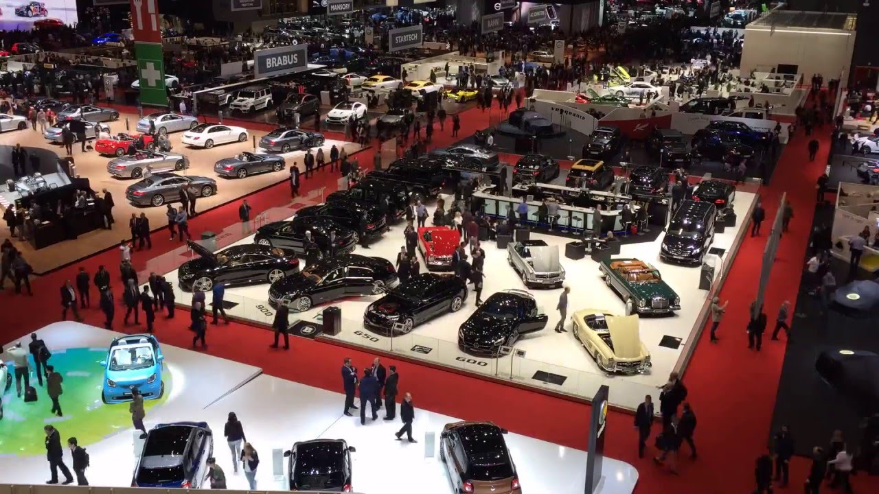 Great overview of the Geneva Motorshow - Time-lapse
