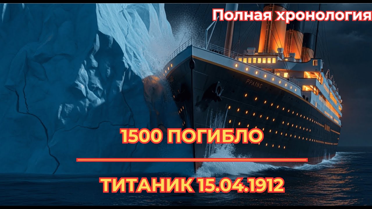 Титаник 1912: Почему 1500 человек погибли НЕ от айсберга?