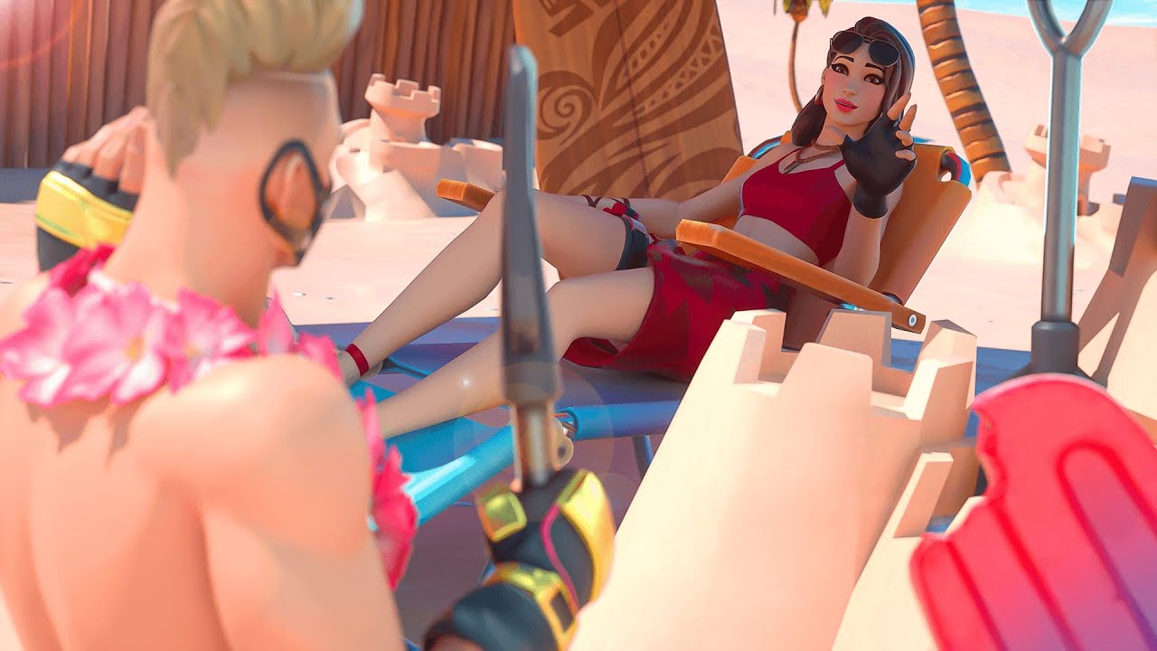Fortnite Roleplay RUBY & DRIFT FALL IN LOVE! (NEW BOARDWALK RUBY!) (A Fortnite Short Film) {PS5}
