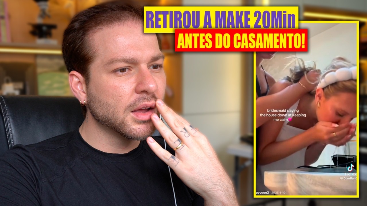 NOIVA INSATISFEITA COM A MAQUIAGEM PROFISSIONAL