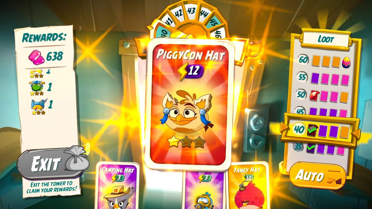 NEW Secret Hats in Angry Birds 2 Tower of Fortune! (PiggyCon Hat Set 2025)