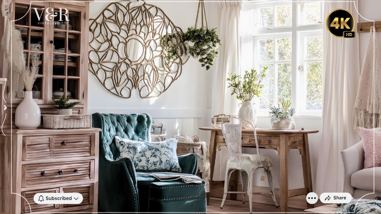 Laura Ashley Cottage Vibes Meet French Country Spring Decor with Fresh Green Accents