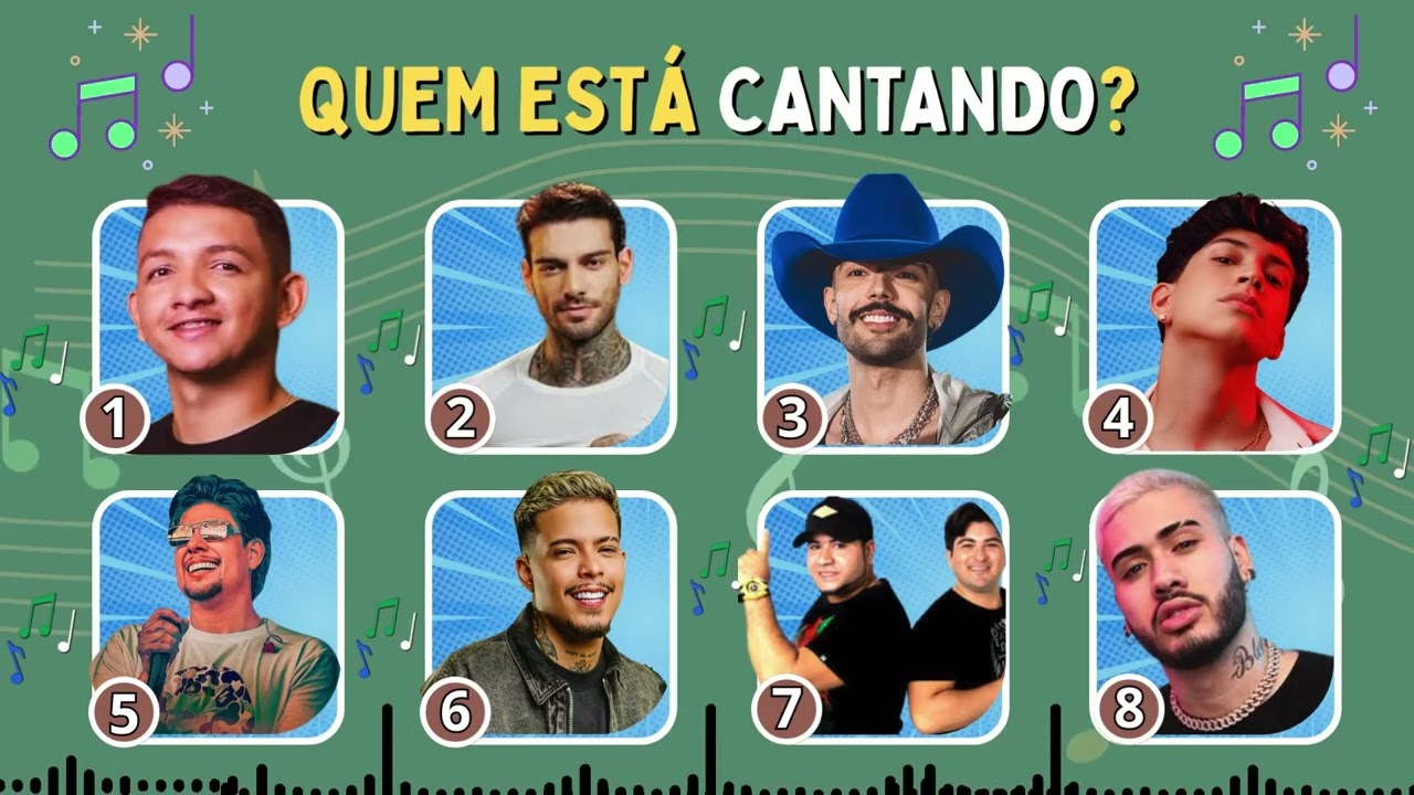 ADIVINHE O CANTOR PELA MÚSICA TIK TOK | QUIZ MUSICAL | QUIZ BR