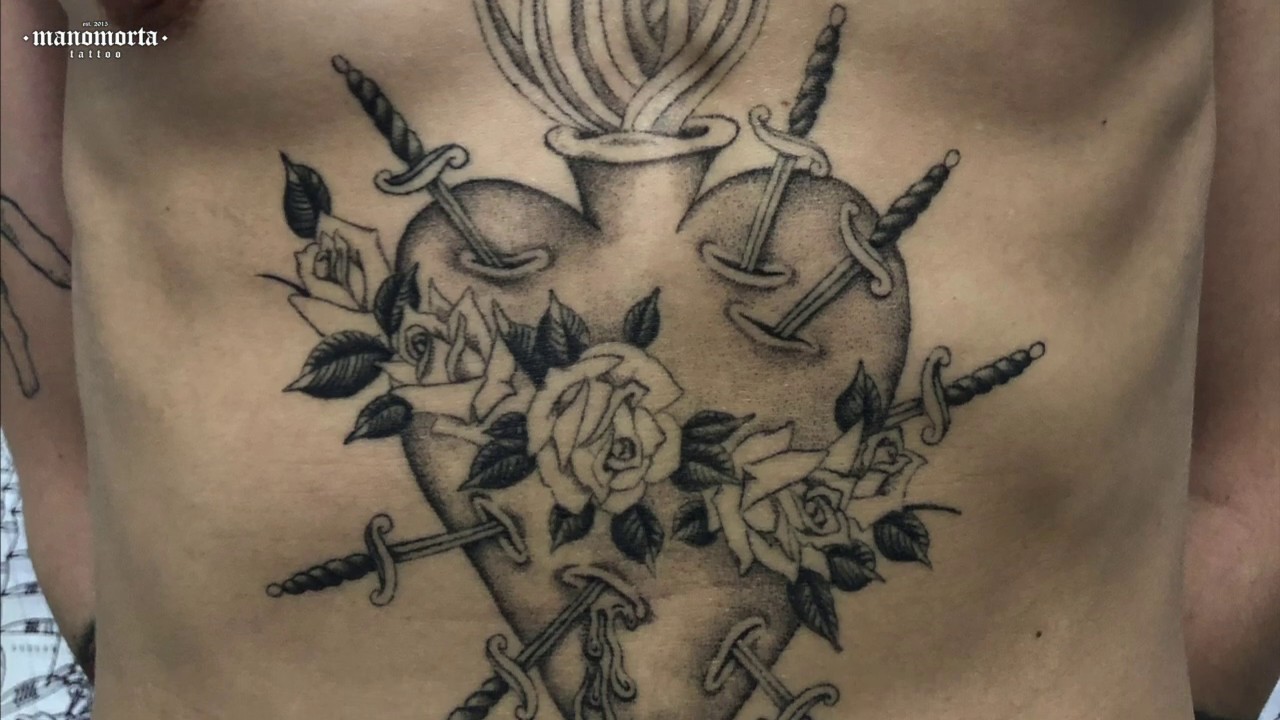 Hand Poked Tattoo Timelapse by Silvia Placenta