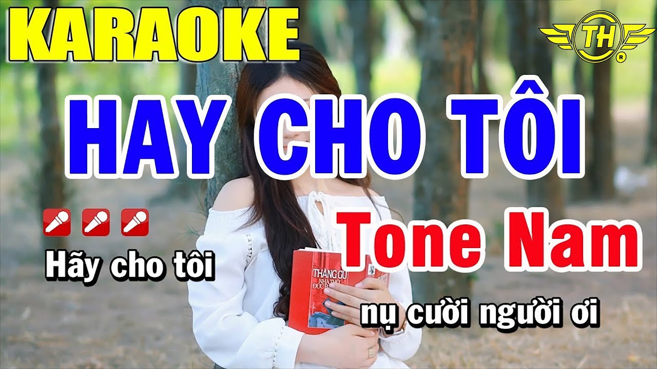 Karaoke H&atilde;y Cho T&ocirc;i Tone Nam Nhạc Sống | Trọng Hiếu