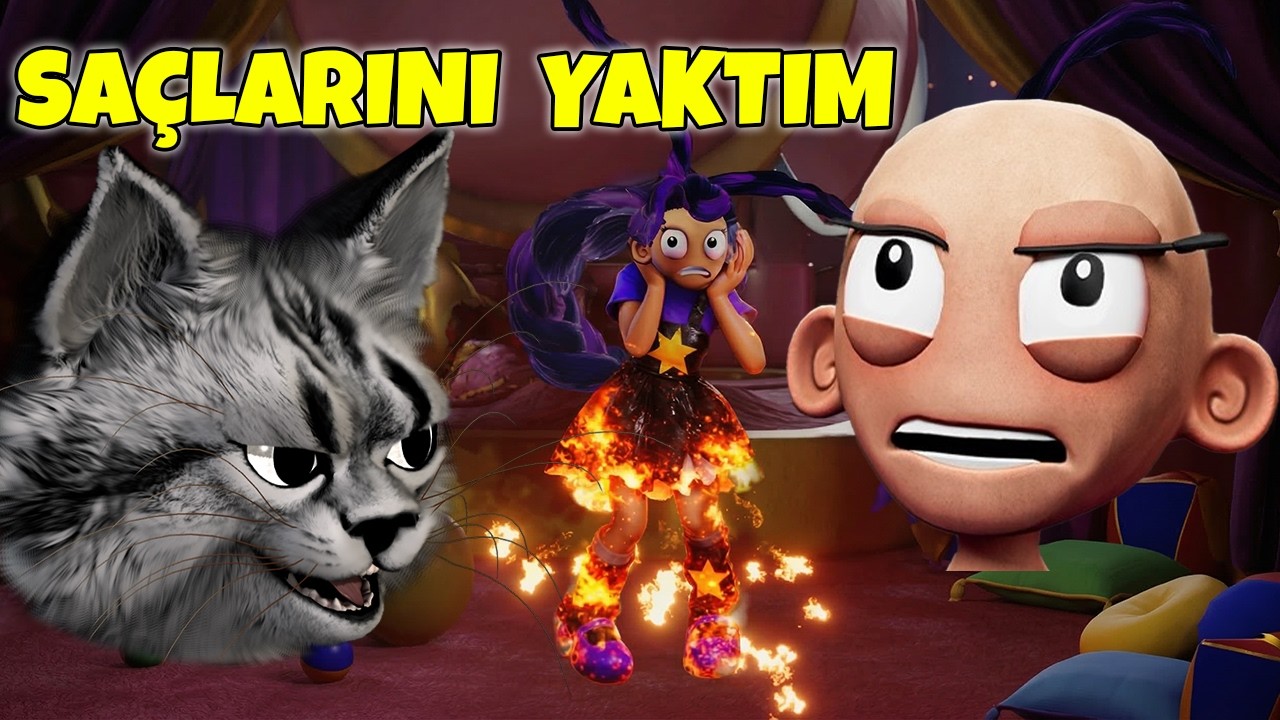 Lilly Love Beards'ün SAÇLARINI YAKTIM🔥KEL OLDU🤣