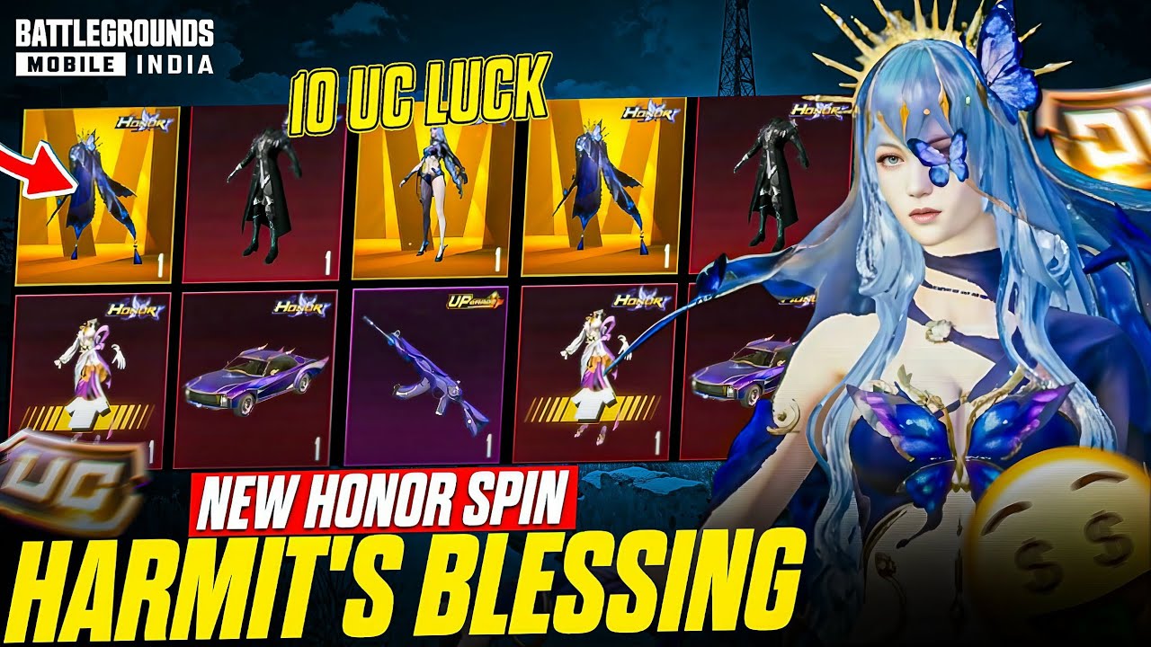 😱 New HONOR SPIN BGMI CRATE OPENING | 10 UC TRICK🔥 #bgmi #crateopening 