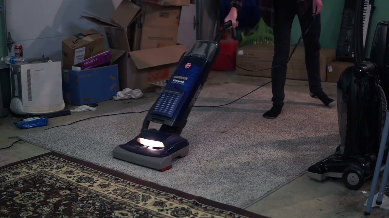 Hoover Widepath (Breathe Easy) Vacuuming Garage
