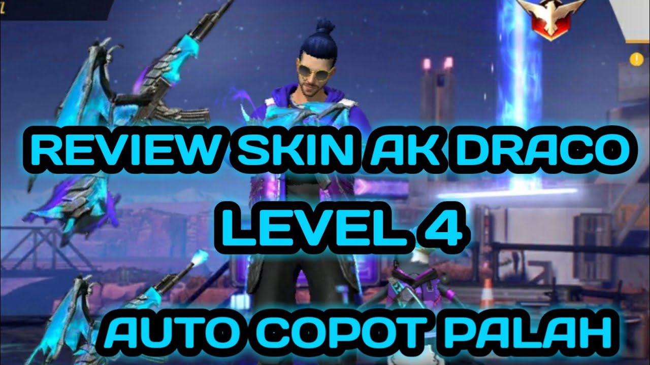 🔴REVIEW SKIN AK LEGENDARY TERMAHAL!!!AK BLUE FLAME LV 4