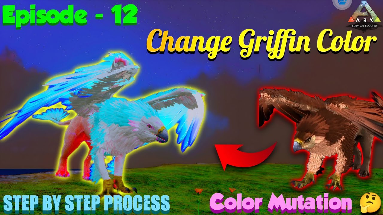 Ark Mobile: Change Griffin in Beautiful Blue Color | Mod Gmail Save Data | Episode 12 | Soa Squad