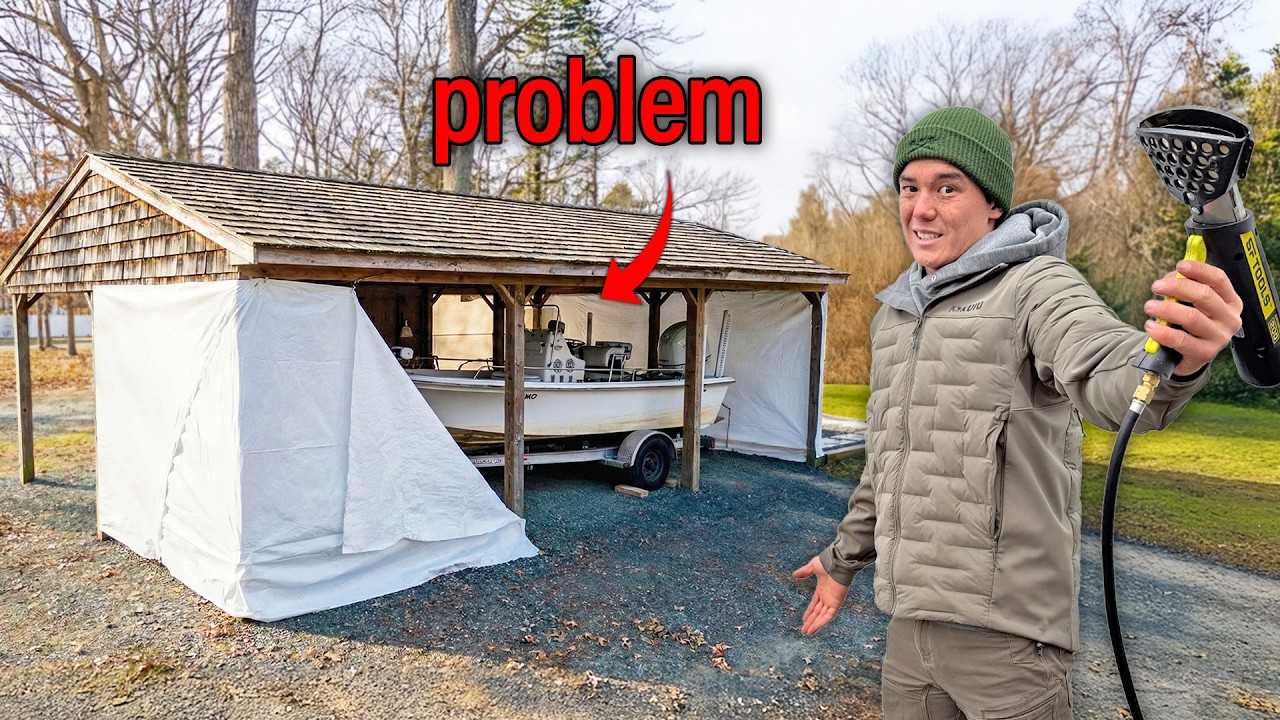 Building a garage to FIX my boat