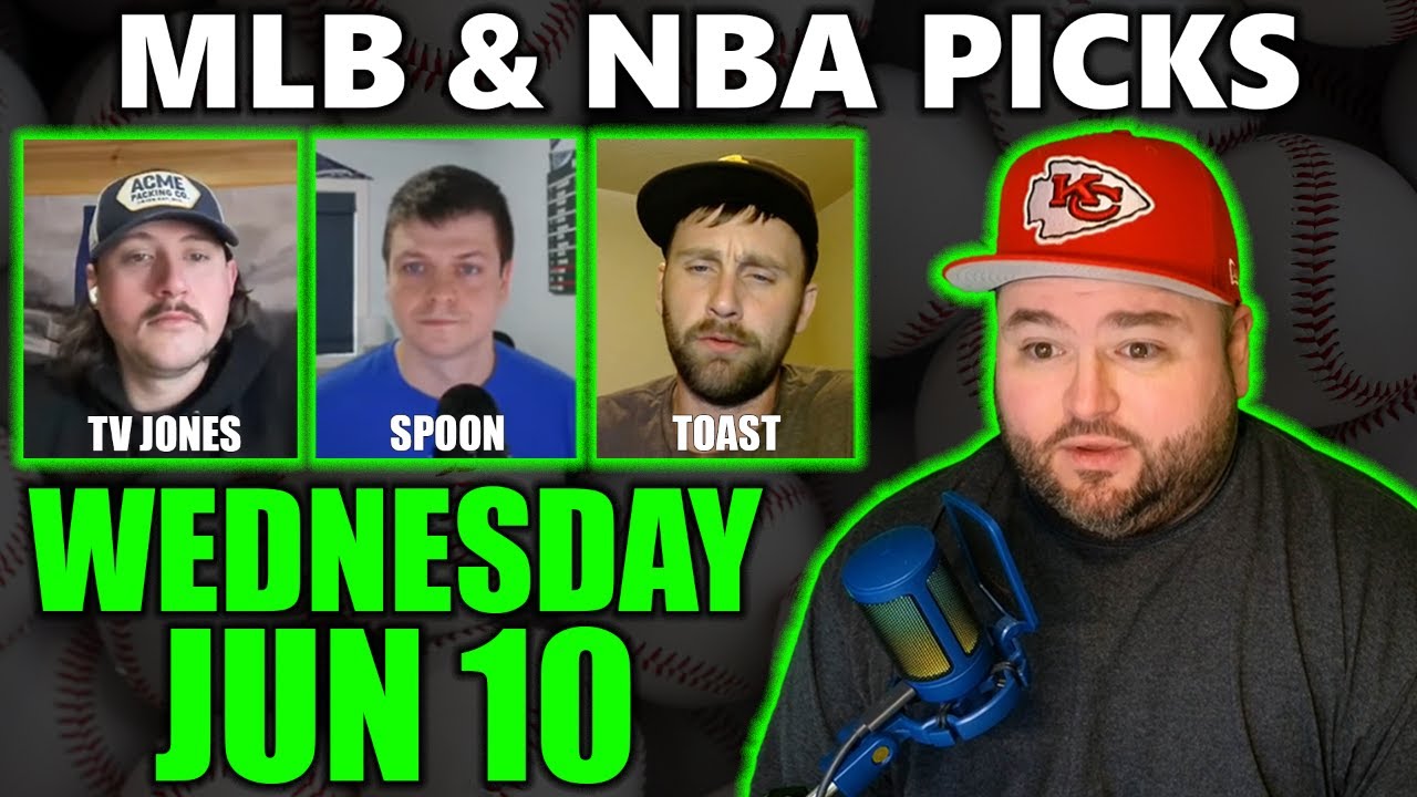 MLB & NBA Picks with Kyle Kirms | Wednesday June 10th