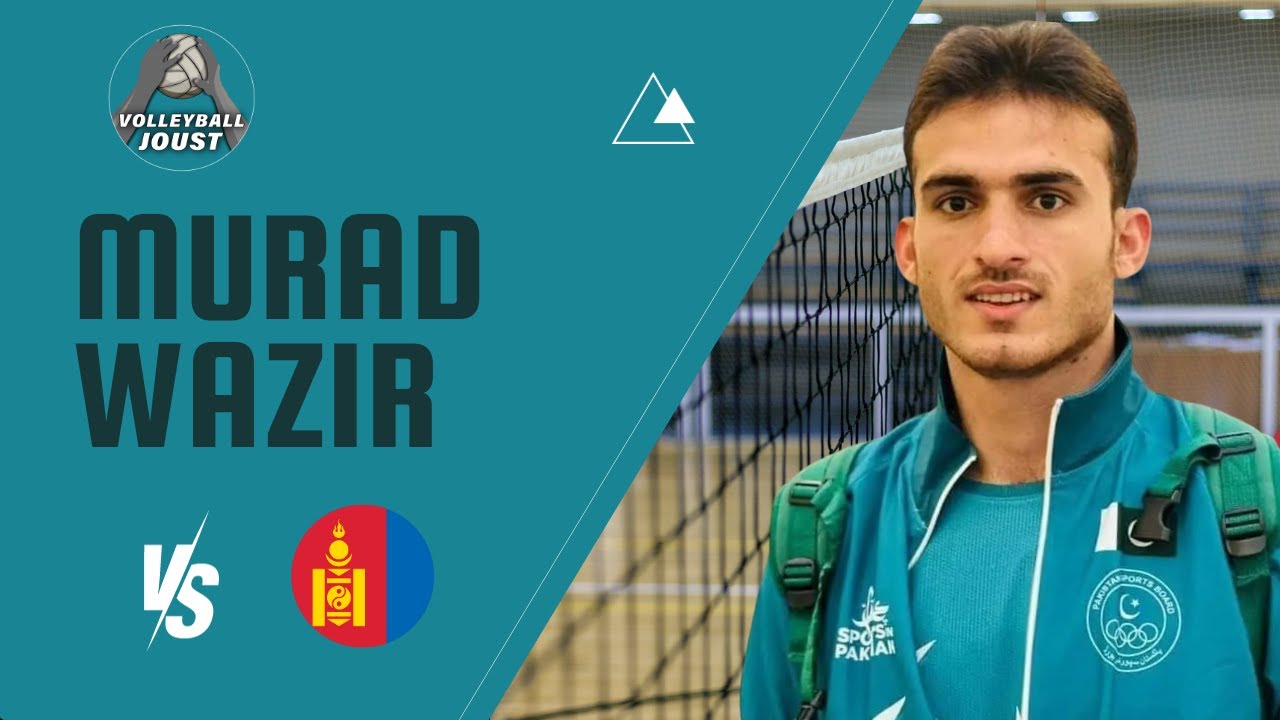 Murad Wazir Against Mongolia in 19th Asian Games Hangzhou 2022 Men’s Volleyball Competition