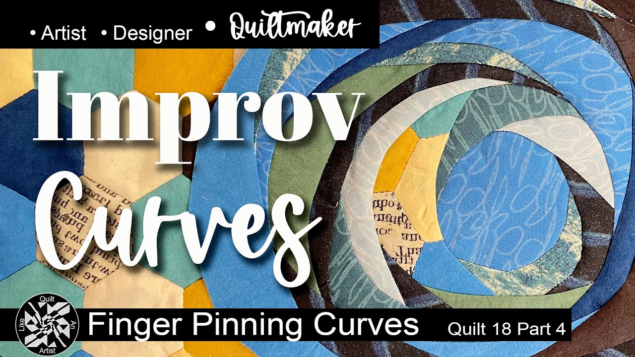 How to Sew Improv Curves Without Pins: The Finger Pinning Method