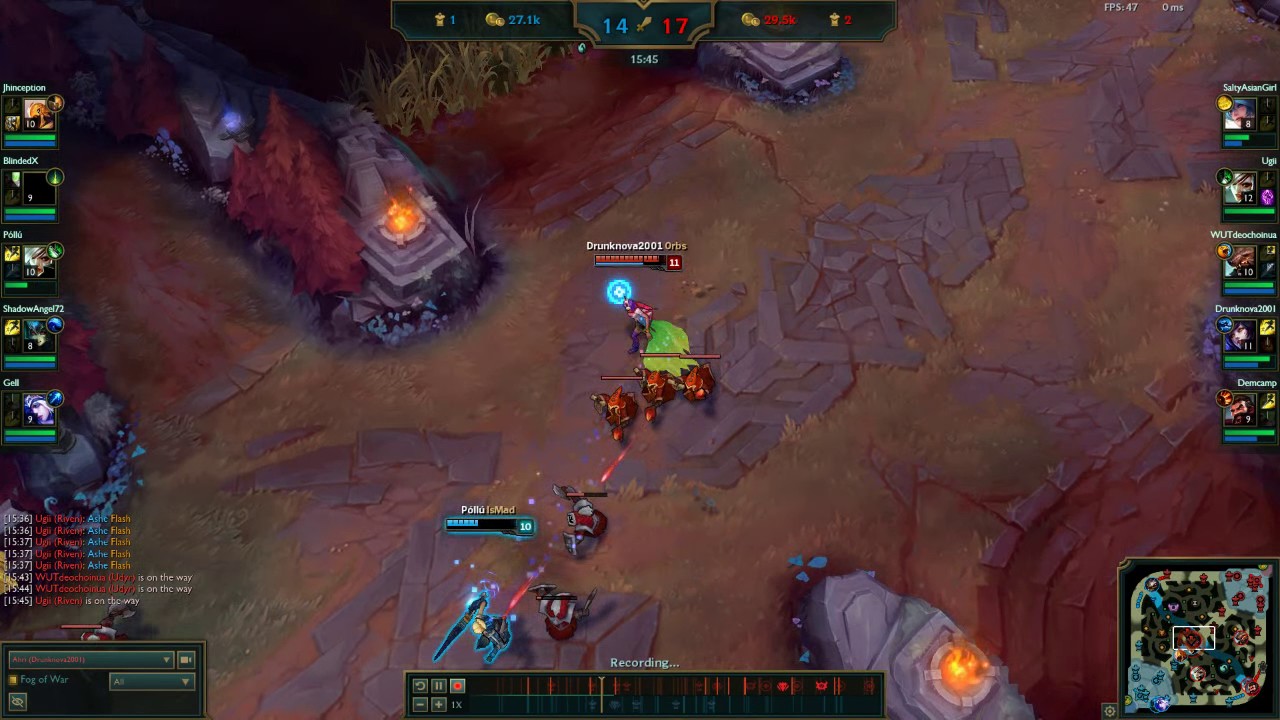 Ahri outplays Riven