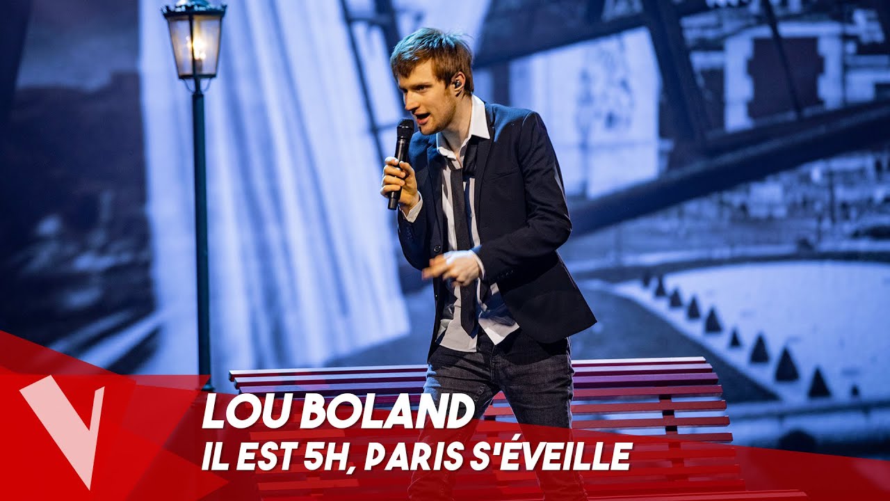 Jacques Dutronc – 'Il Est 5h' ● Lou Boland | Lives | The Voice Belgique Saison 9