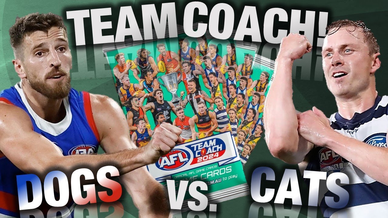 AFL TeamCoach 2024: Gather Round Pack Battle! BULLDOGS V CATS!!