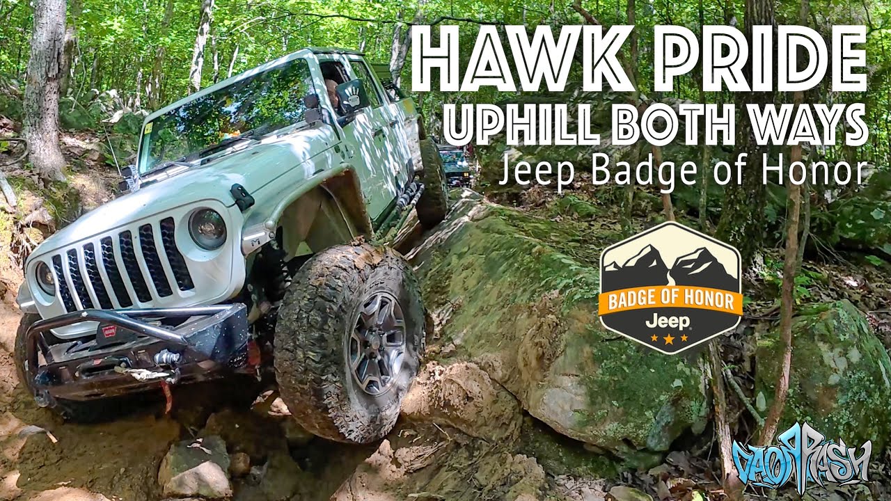 Uphill Both Ways: Conquering the NEW Jeep Badge of Honor Trail at Hawk Pride Off Road Park!