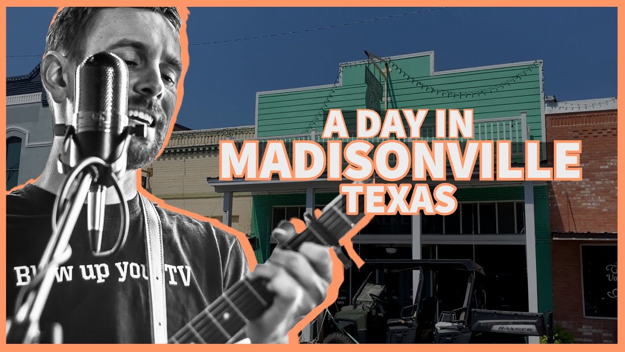 Экскурсия по Мэдисонвиллю, штат Техас (поездка по маленькому техасскому городку).