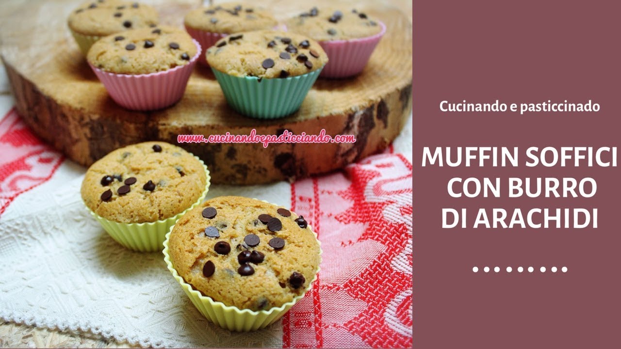 MUFFIN SOFFICI AL BURRO DI ARACHIDI Ricetta Facile e Veloce 🧁🧁🧁