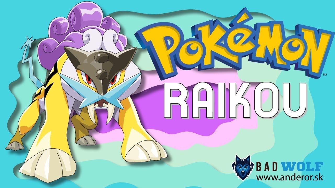 Raikou Pokemon Illustration ( Illustrator speedart) | BAD WOLF | anderor.sk