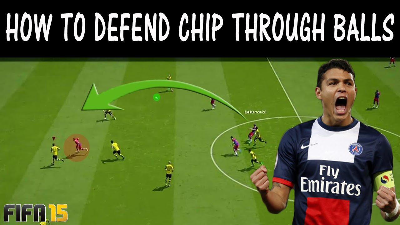 FIFA 15 TUTORIAL HOW TO DEFEND CHIP THROUGH BALLS / How To Stop Long Passes / Ultimate Team & H2H