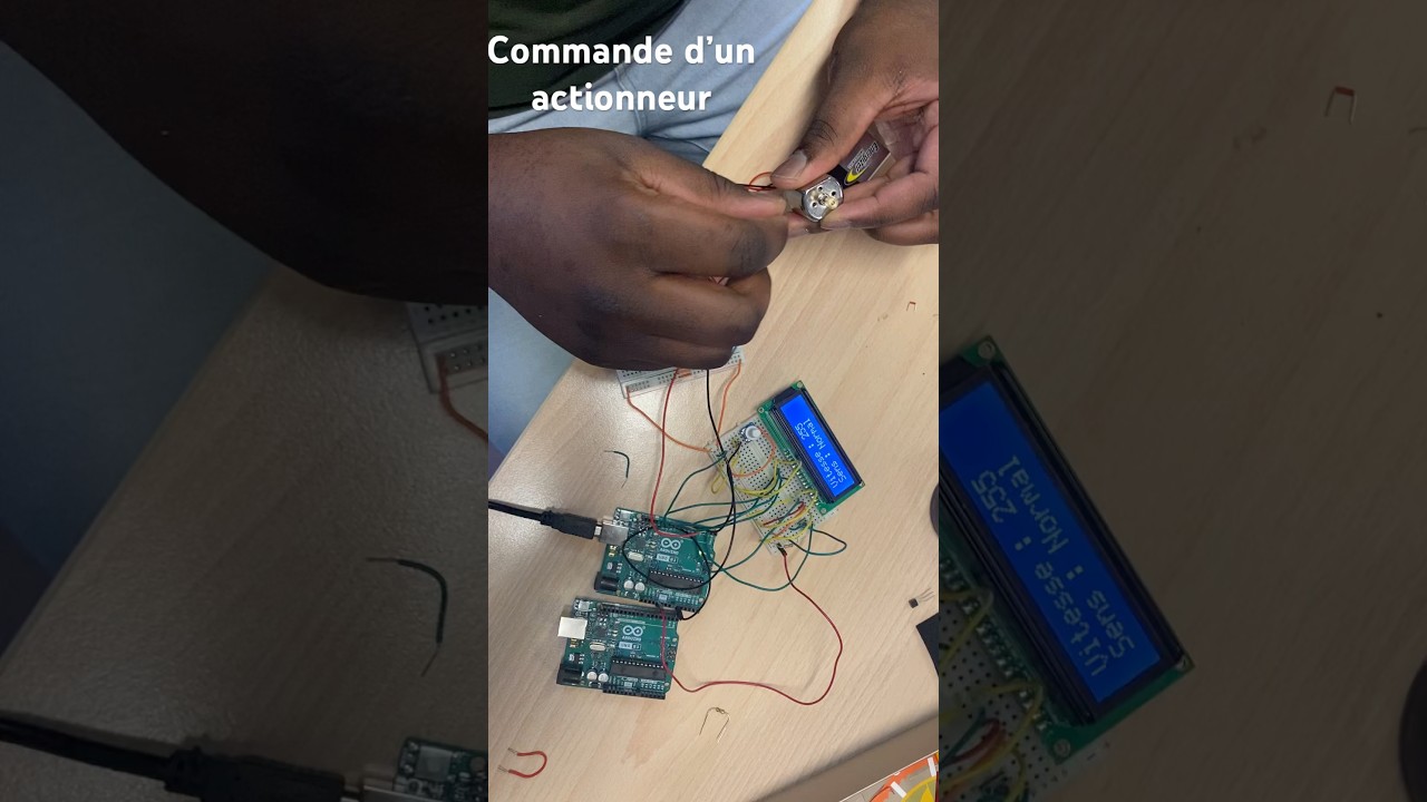 Ce TP permet la commande d&rsquo;un MCC &agrave; l&rsquo;aide d&rsquo;un circuit int&eacute;gr&eacute; L293DNE