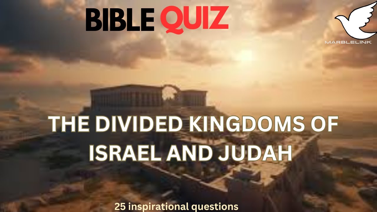 Just a 5-minute Bible quiz about the Divided Kingdoms of Israel and Judah. Type your score.Lets Play