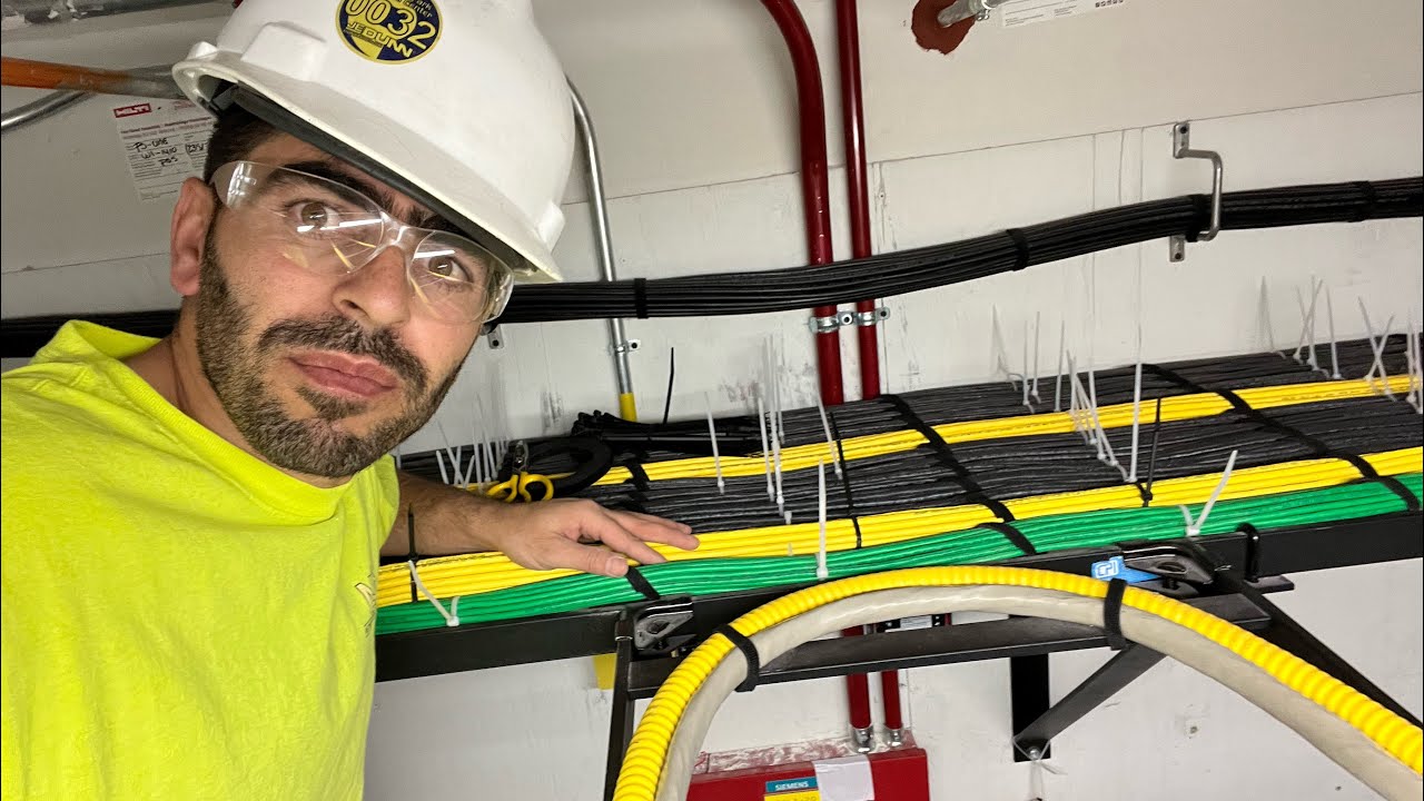 Dropping some data cable in the MDF cable type UTP and STP
