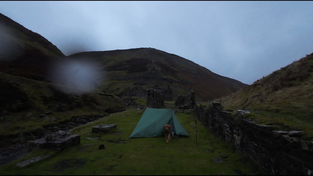 Solo - Winter Yorkshire Wild Camp - (with my dog)