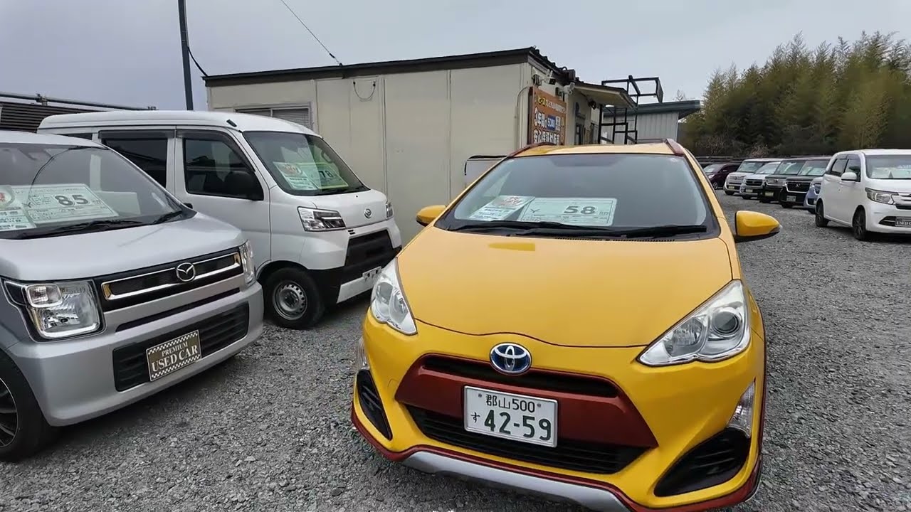 【コミコミ５８万円で販売中】程度メチャメチャ良し！！珍しいカラーリングのアクアＸアーバン・田舎の中古車屋ピース・福島県相馬市発