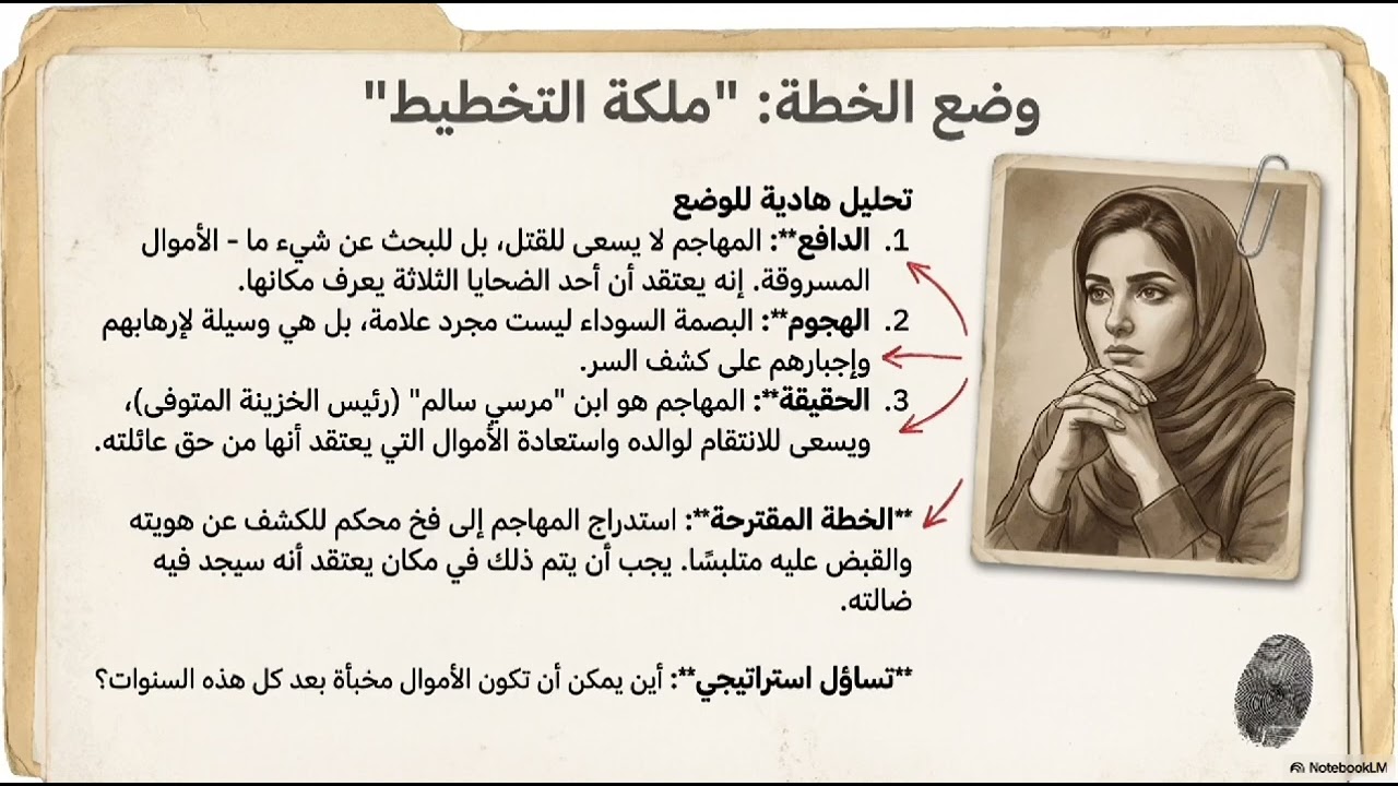 لغو البصمة السوداء_بصمة سوداء تكشف كنز المليون ونصف المدفون_المغامرون الخمسة