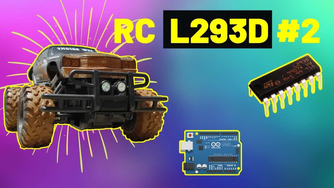 ARDUINO İle L293D  RC Araç Yapımı ( Serial Haberleşme İle  ) #4