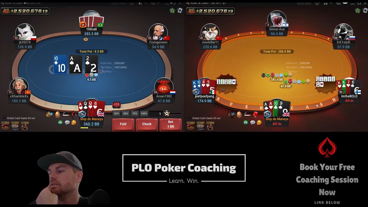 PLO Cash Games on GG Poker