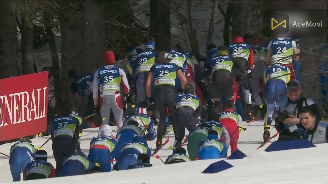 Skid-VM 2023 50 km Golberg vs Halfvarsson vs Klaebo vs Poromaa