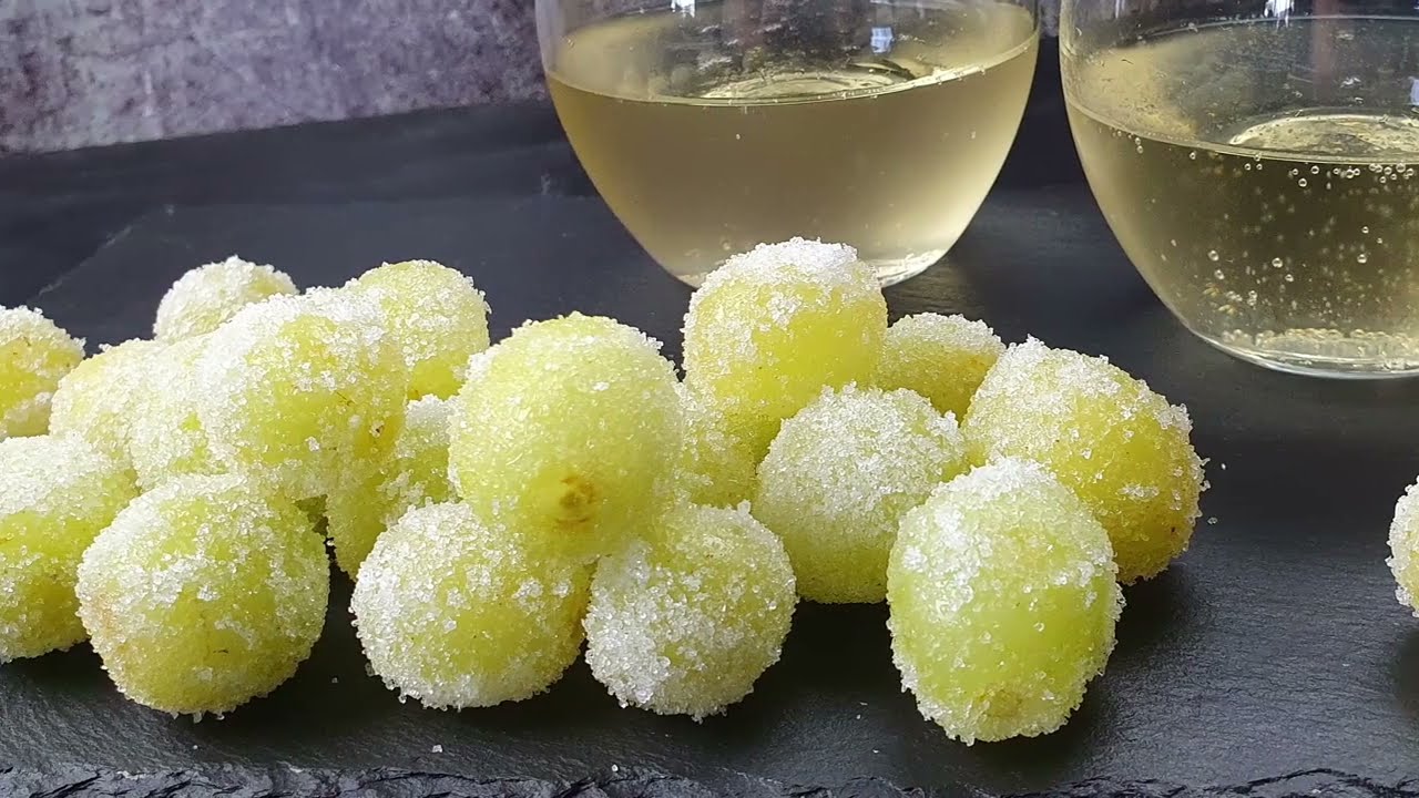 Frozen Champagne Grapes