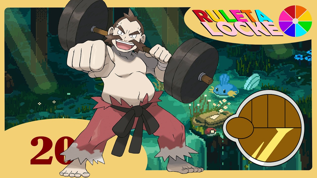EL PRIMER CASTIGO DE RULETA Y 💪SEXTA MEDALLA🏋️‍♂️ | RuletaLocke HeartGold Ep. 20