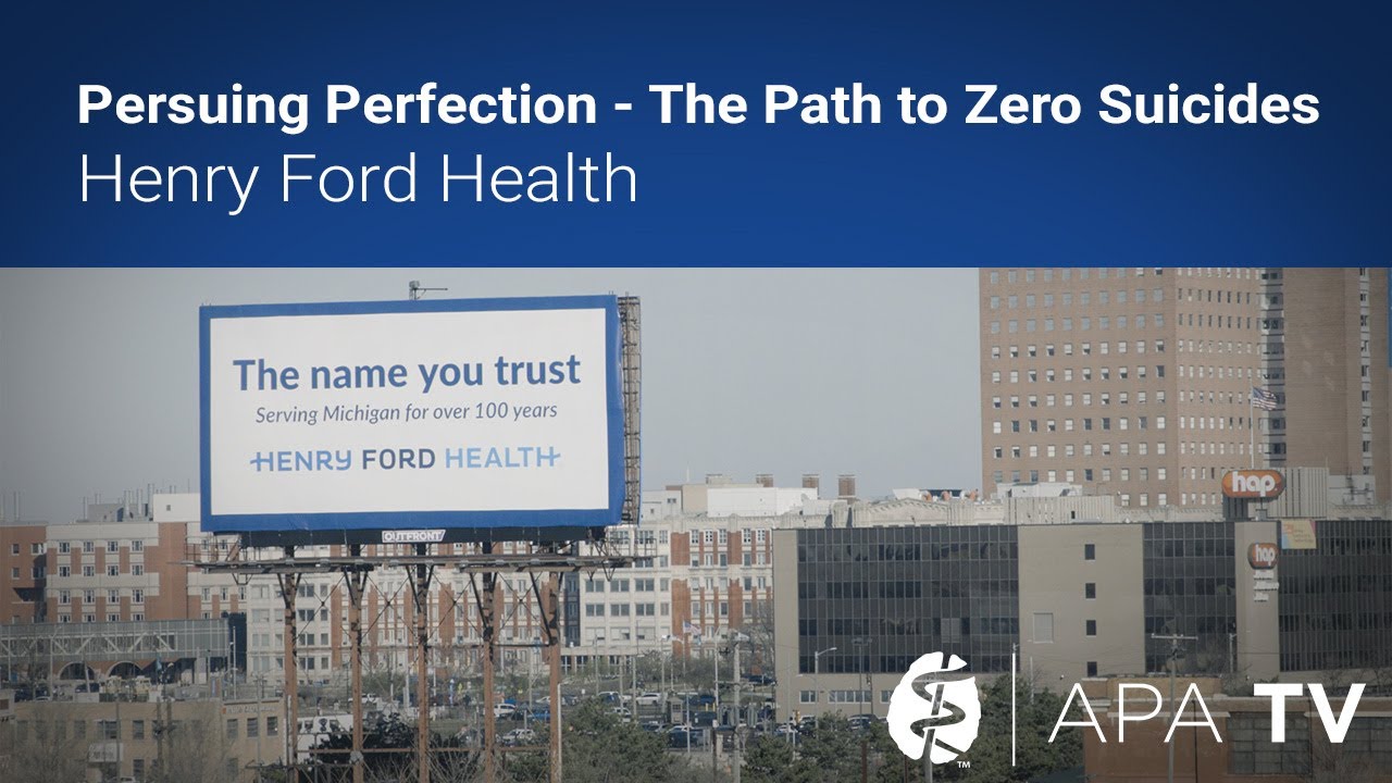 Persuing Perfection - The Path to Zero Suicides