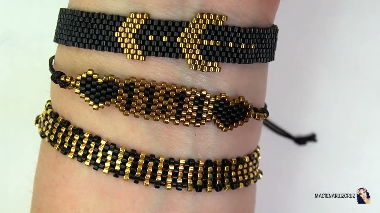 pulsera / 11:11 / peyote / brick stitch.