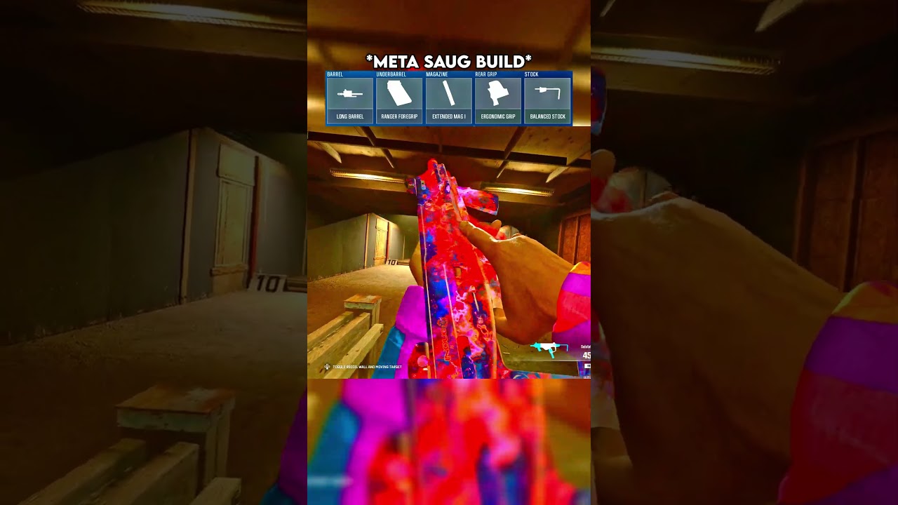 *BUFFED* SAUG BUILD IS BROKEN ON WARZONE 👑 #warzone #callofduty #bo6 #rebirthisland #cod #shorts