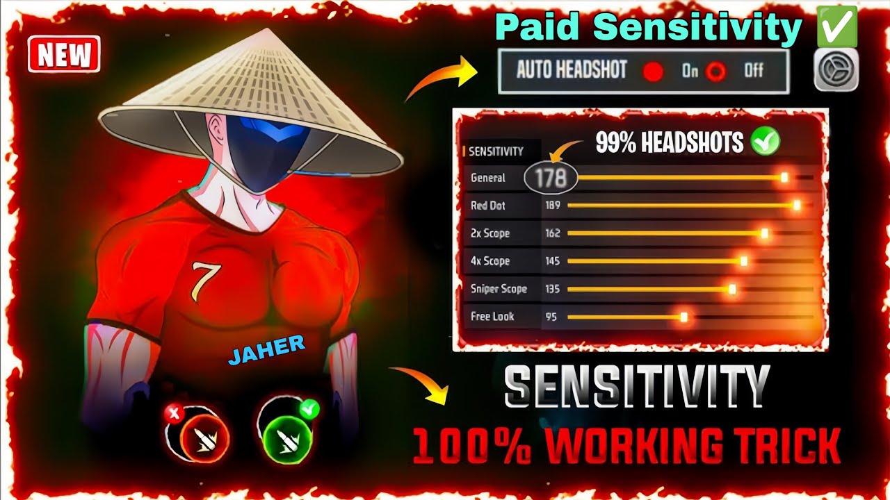 Free Fire Max Headshot Setting After Update 2026⚡Best Sensitivity Settings ⚙️| Sensitivity Setting✅