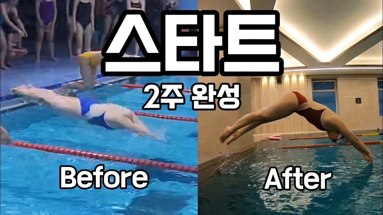 수영 스타트 2주 완성! 배치기 교정 연습방법 공개
