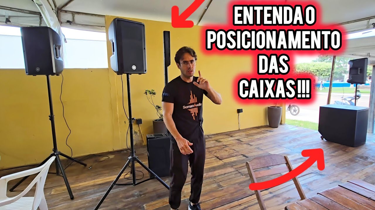 Sonorização em BARZINHO cobertura TOTAL do Ambiente l CONFIRA o ALINHAMENTO! 
