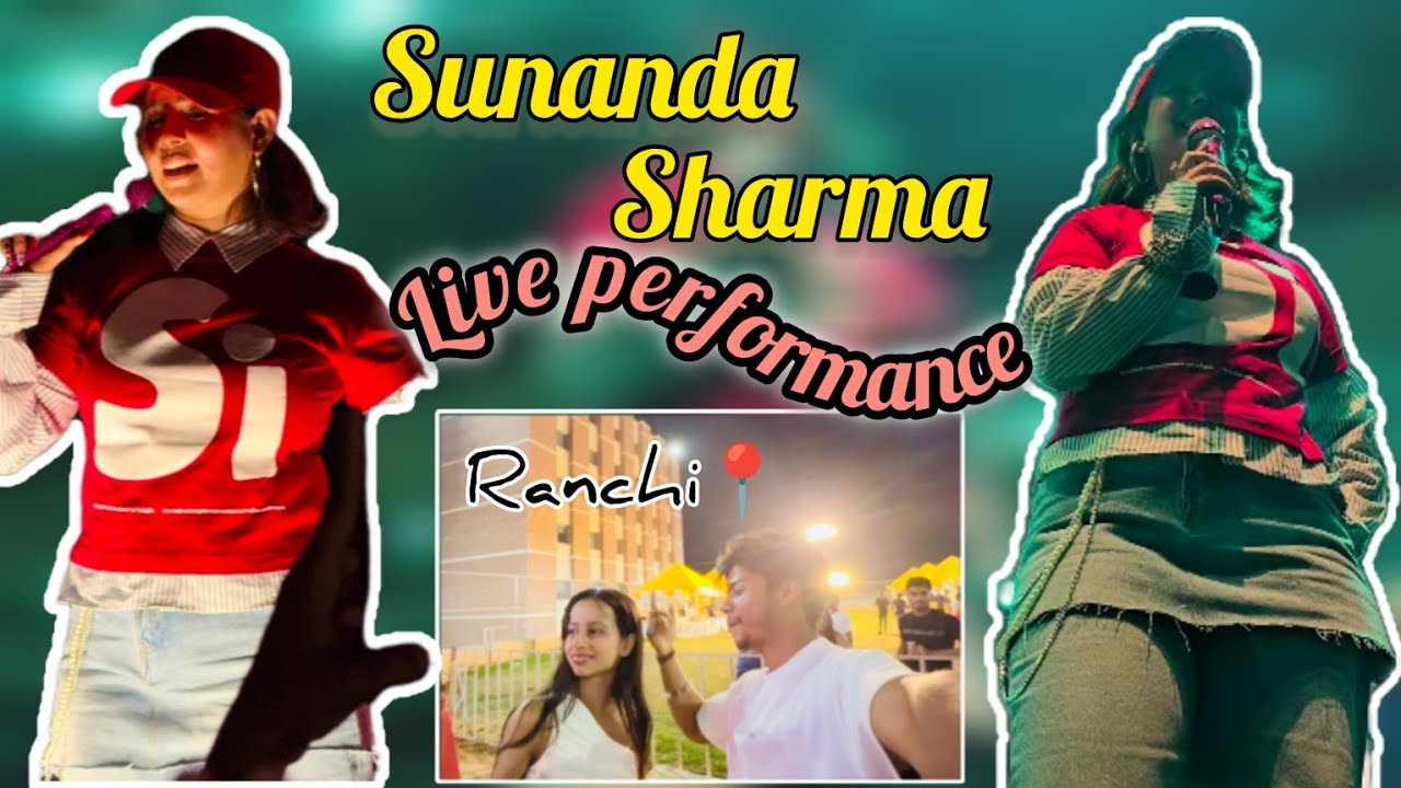 Sunanda Sharma Live Performance In Ranchi😭♥️🔥 unforgettable day it was🫶🏻||priyanshilifestyle|| 