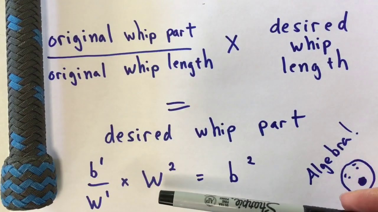 How to Make Whips Different Lengths