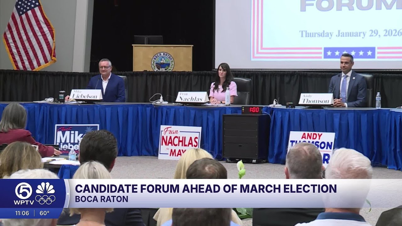 Candidate forum held ahead of Boca Raton election