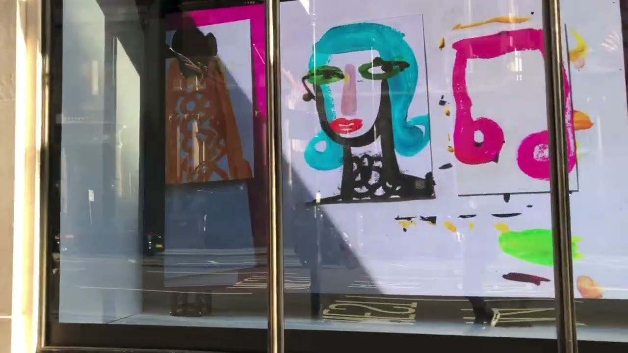 Harvey Nichols.. Knightsbridge 2025 (Jacky Marshall Artwork).