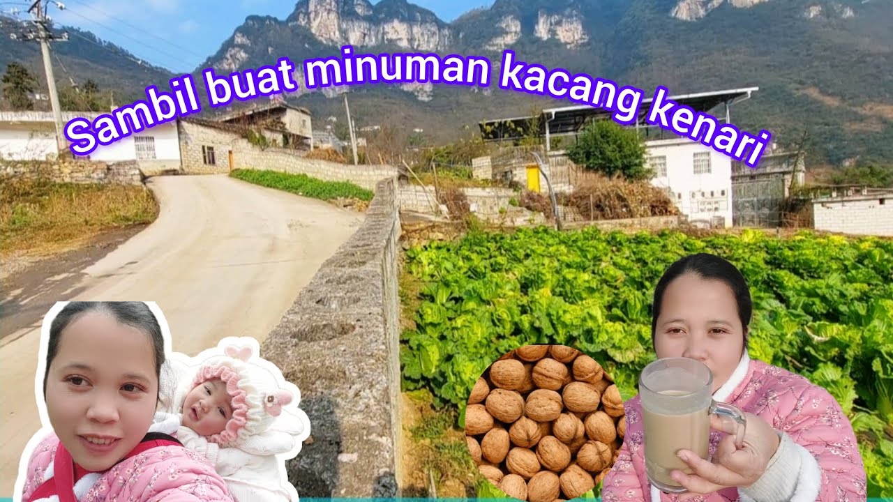 Jalan kaki di pedesaan china dan buat bakwan kentang gagal