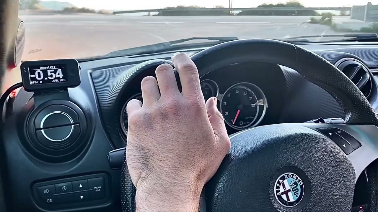 Alfa mito multiair TCT , stage3 270hp , acceleration test . Gbc20-300 / 7000 rpm
